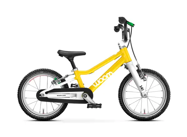 Woom GO 2 Vibrant Yellow 14 detský bicykel