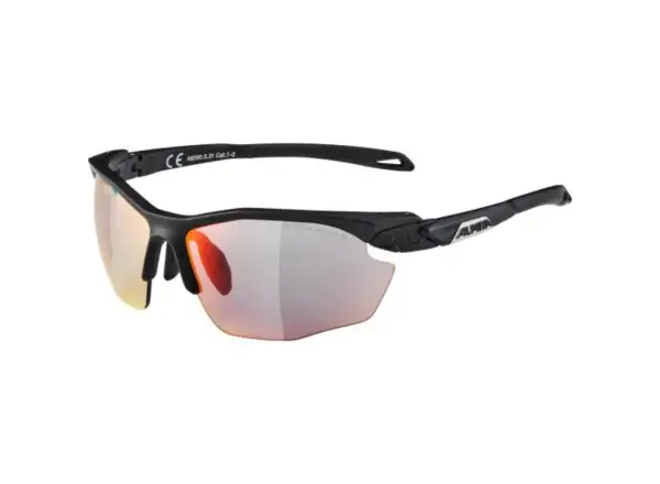 Slnečné okuliare Alpina Twist Five HR QVM+ Black Matt / Rainbow Mirror