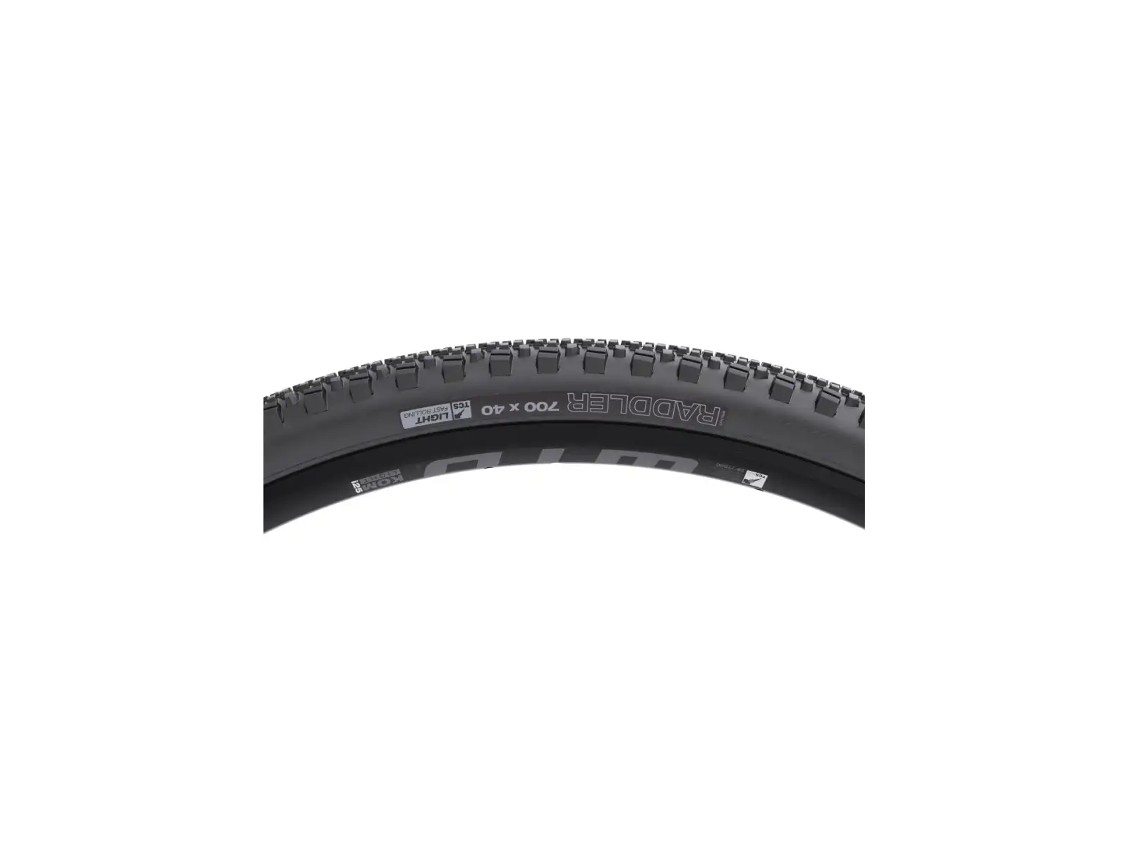 WTB Raddler TCS Tubeless Light Fast Rolling plášť Kevlar čierna