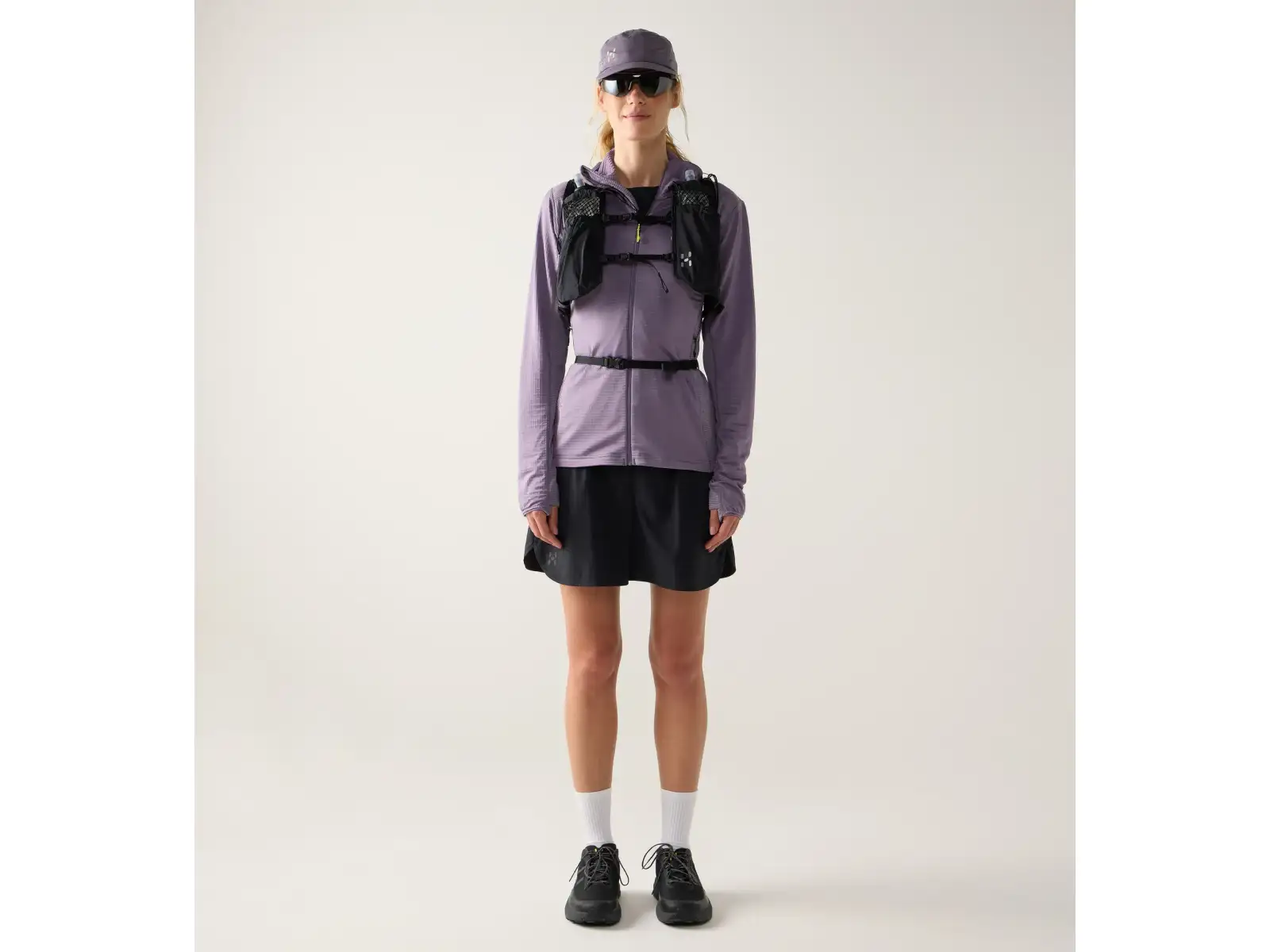 Haglöfs L.I.M Mid Multi Hood dámska mikina s kapucňou Purple Fog