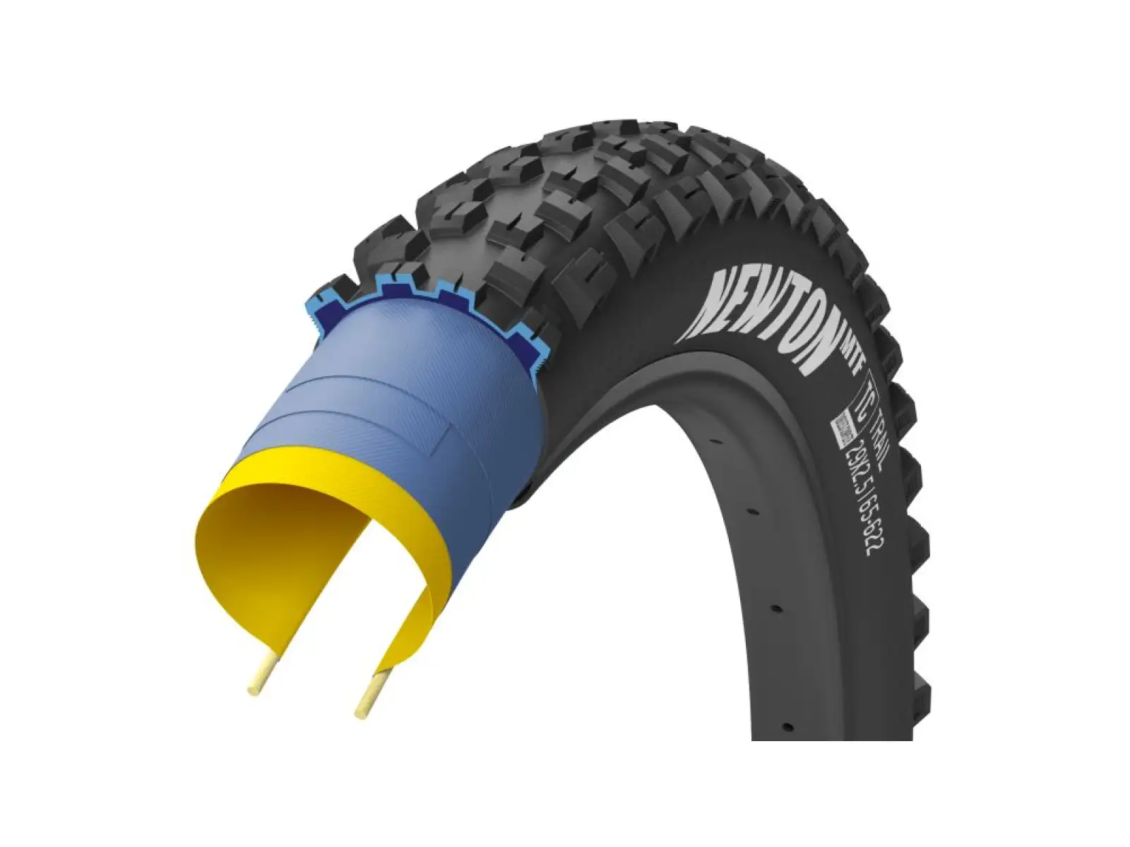 Goodyear Newton MTF Enduro Tubeless Complete 29x2,50" MTB plášť Kevlar