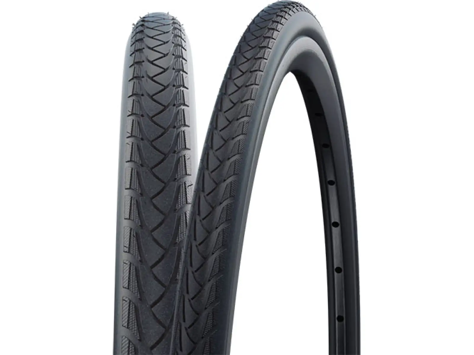 Schwalbe Marathon Plus plášť pre invalidné vozíky 24x1.00" drôt čierna