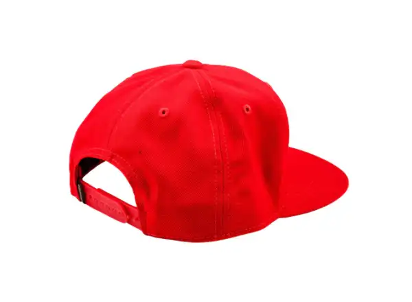 Troy Lee Designs Flat Bill Snapback šiltovka Team Red