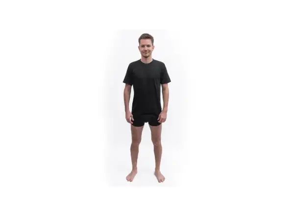 Sensor Merino Cordura pánske tričko krátky rukáv čierna