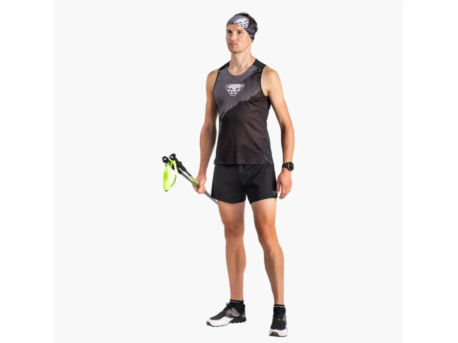 Dynafit DNA TANK Pánske pretekárske bežecké tielko Black Out