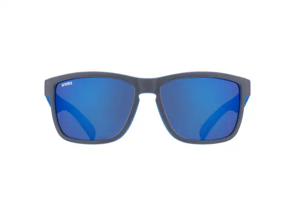 Uvex LGL 39 okuliare Grey Mat Blue/Mirror Blue