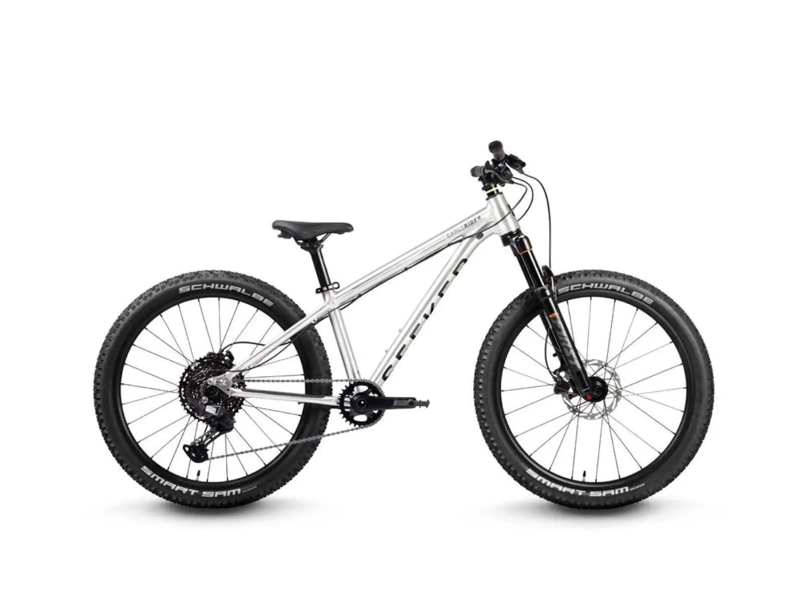 Early Rider Seeker X24 detský bicykel Brushed Aluminium 2025