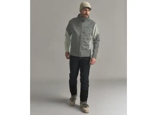 Ortovox Ortler Softshell Plus Jacket pánska softshellová bunda Dark Sage