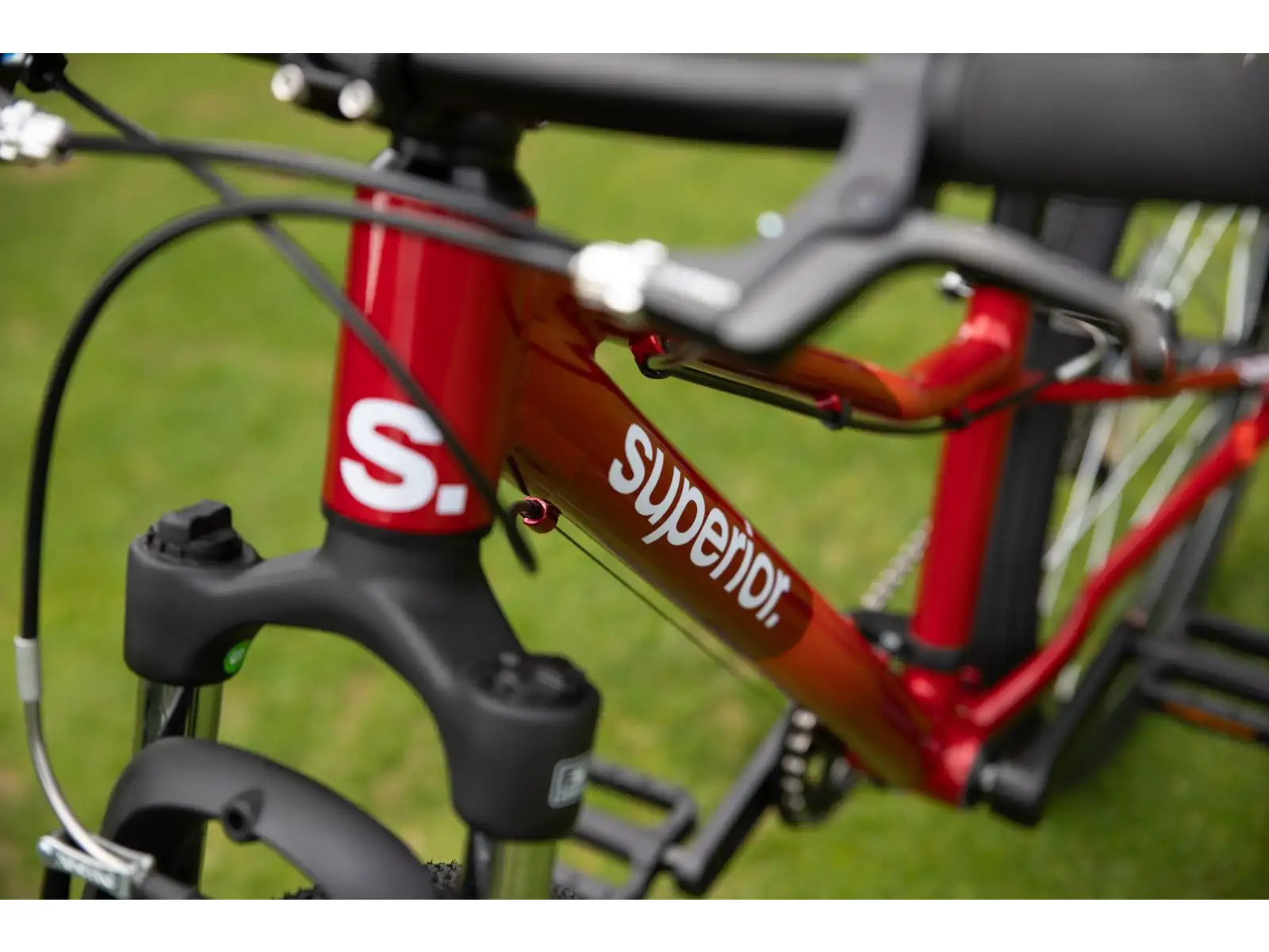 Superior RACER 24 detský bicykel Gloss Racing Red