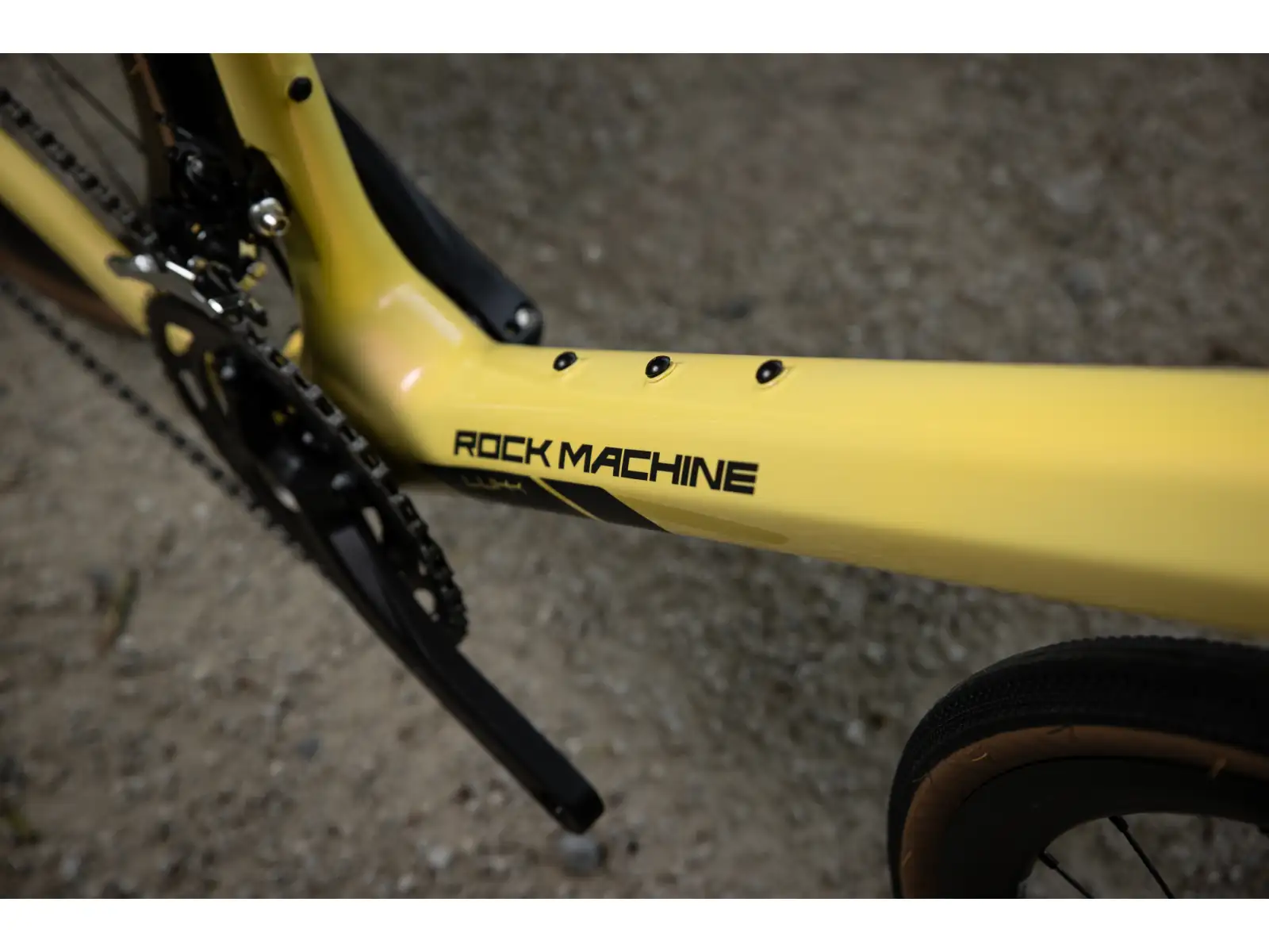 Rock Machine Lukk CR 60 gravel bicykel Gloss Sulfur Yellow