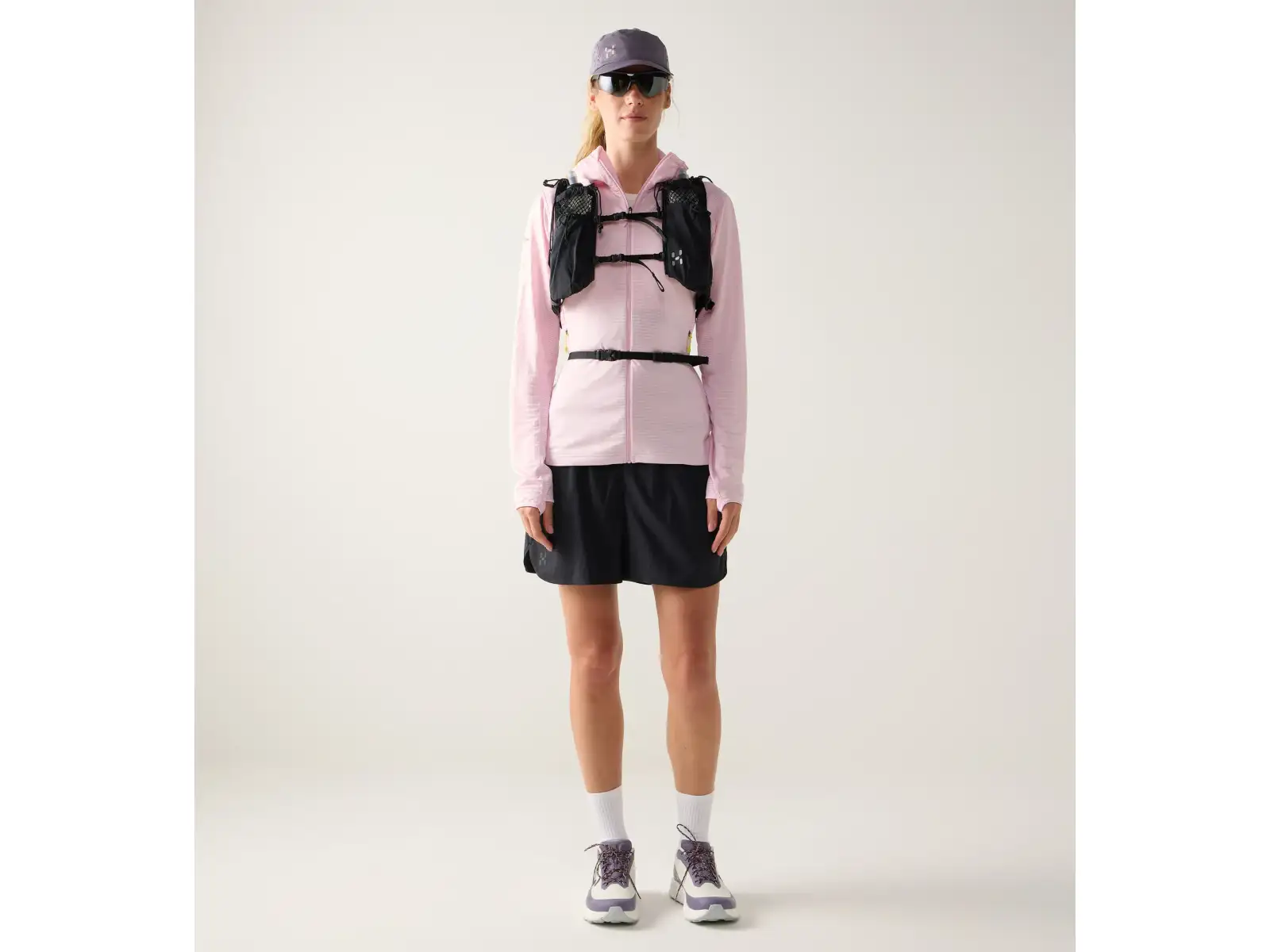 Haglöfs L.I.M Mid Multi Hood dámska mikina s kapucňou Fresh Pink