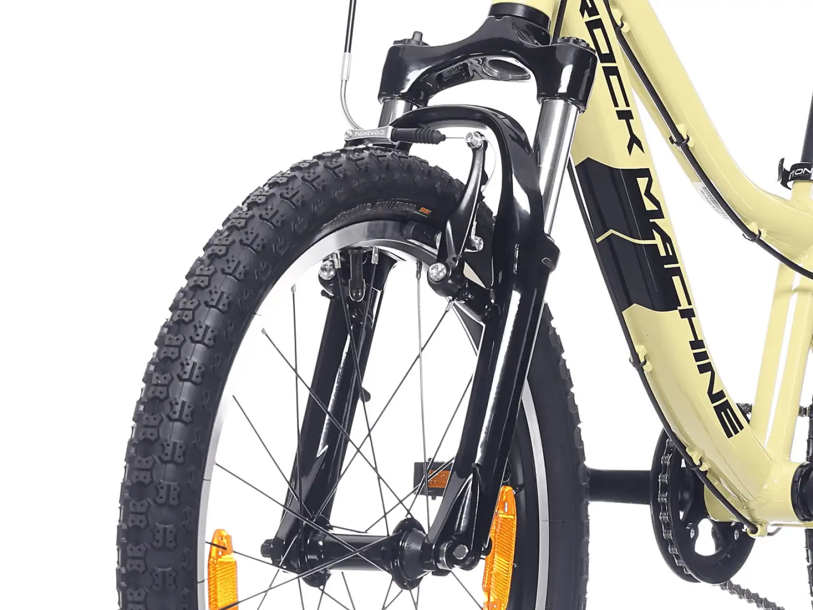 Rock Machine Storm 20 VB detský bicykel Sulfur Yellow