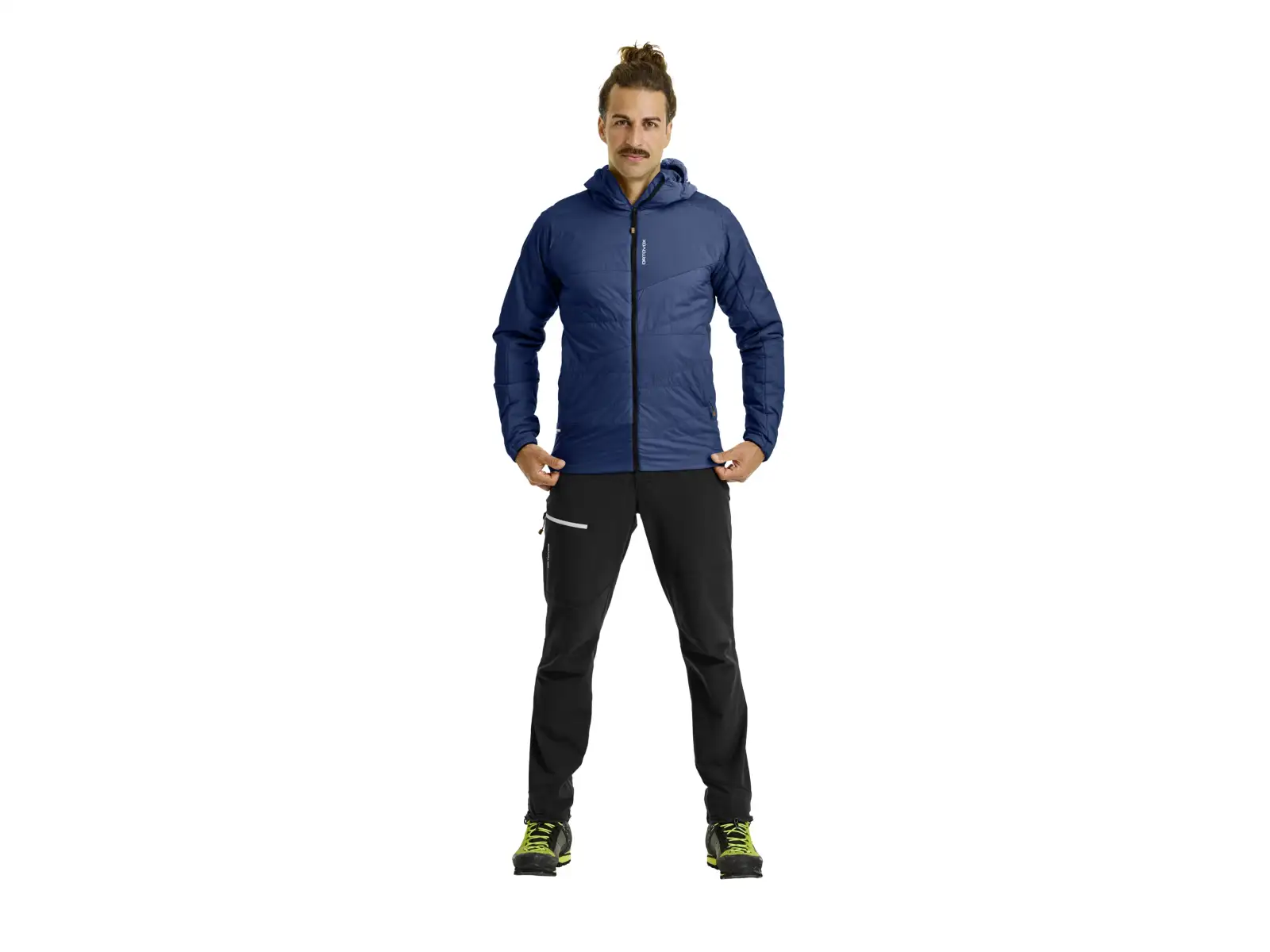 Ortovox Swisswool Piz Duan pánska bunda Deep Ocean