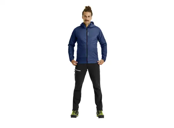 Ortovox Swisswool Piz Duan pánska bunda Deep Ocean