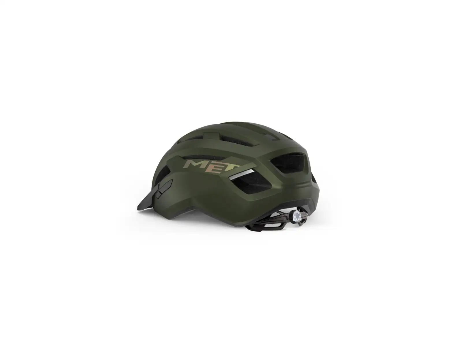 MET Allroad Cyklistická prilba Olive Iridescent
