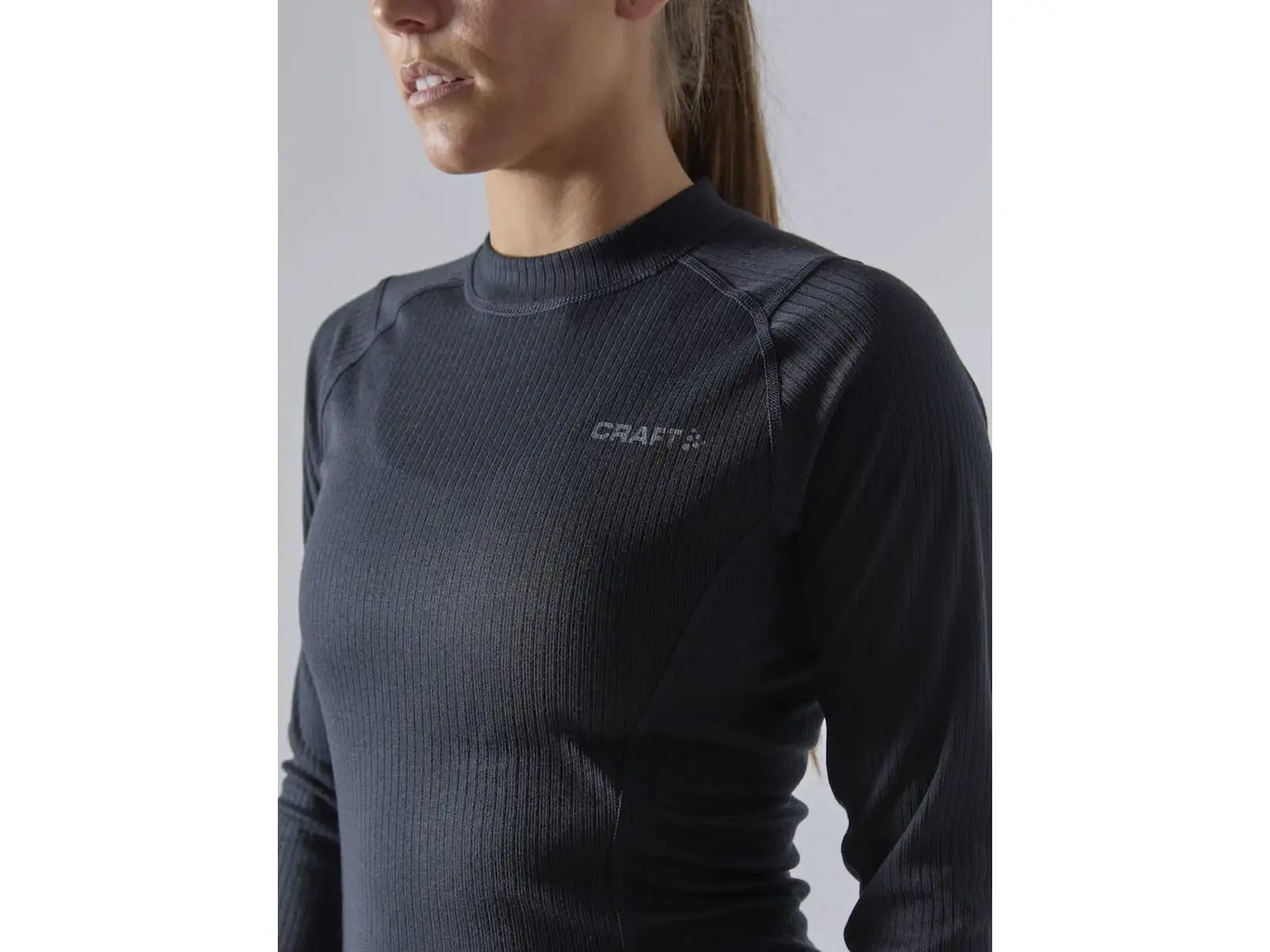 Craft Core Dry Baselayer dámsky set tričko dlhý rukáv+nohavice čierna