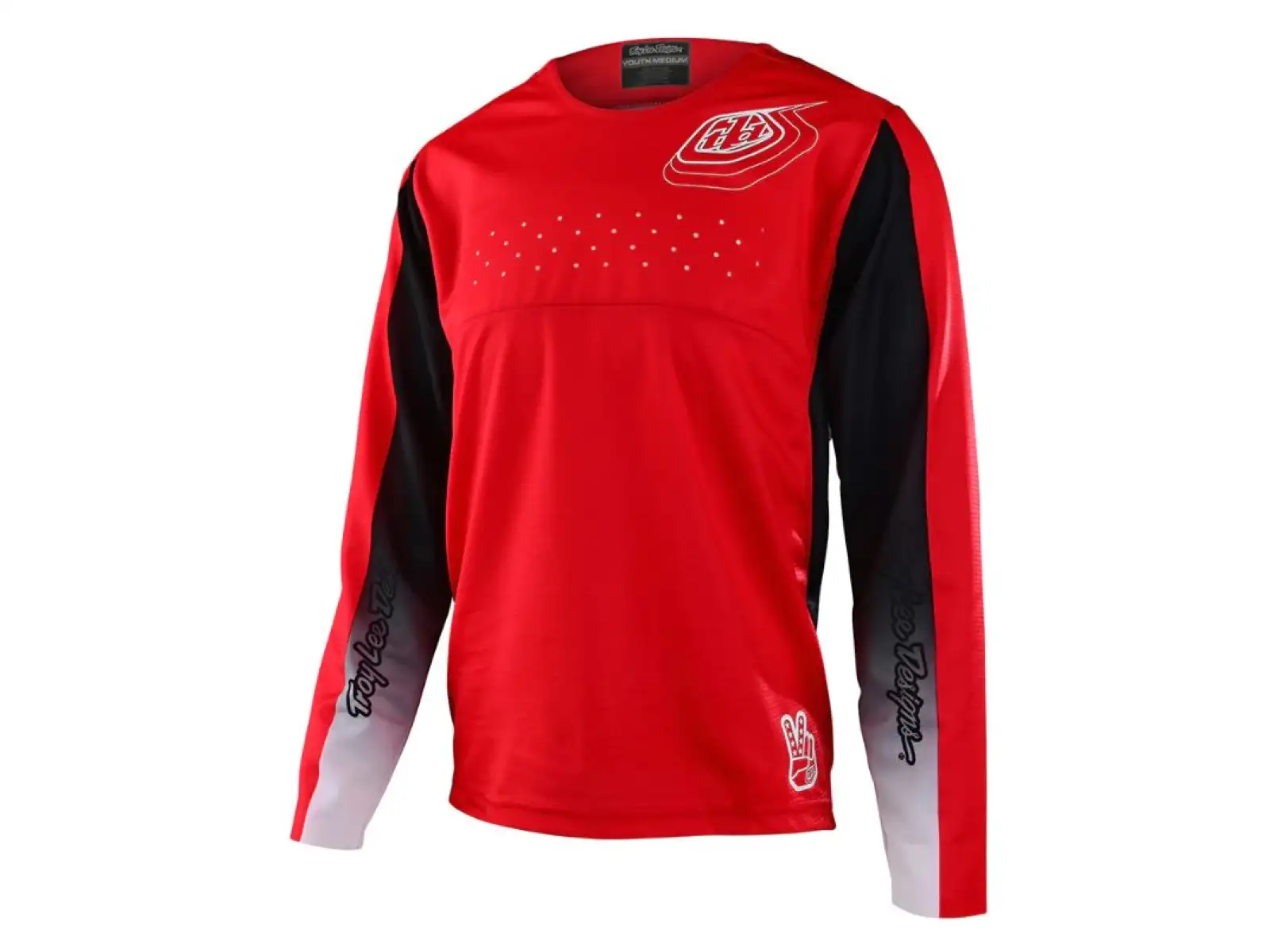 Troy Lee Designs Sprint Detský dres s dlhým rukávom Richter Race Red