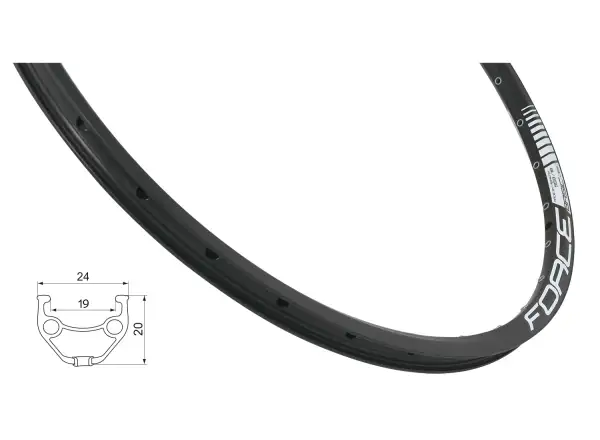 Force Basic Disc ráfik 559x19 32 dier