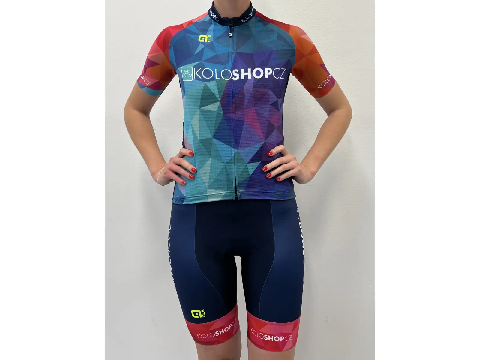 Alé Team Prime Koloshop dámsky dres s krátkym rukávom multicolor