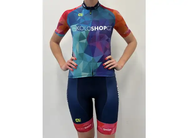 Alé Team Prime Koloshop dámsky dres s krátkym rukávom multicolor