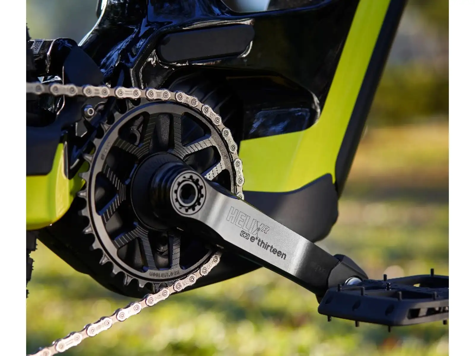 E-13 Helix Race E-Spec Alu Direct Mount prevodník pre Bosch CX Gen 4 čierna