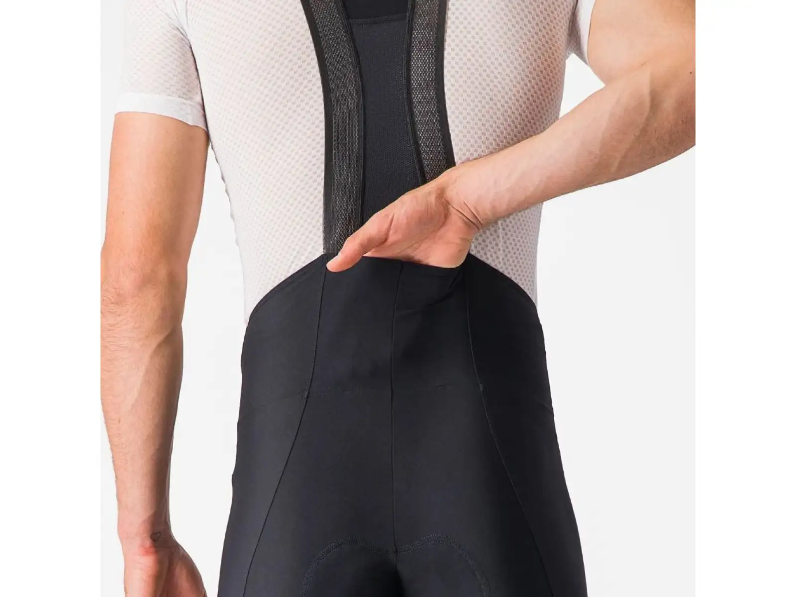 Castelli Espresso 3 pánske kraťasy s vložkou a laclom Black