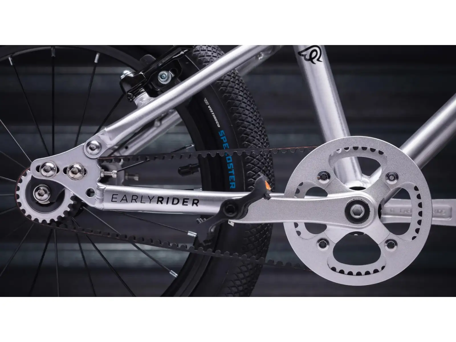 Early Rider Belter 16 detský bicykel Brushed Aluminium