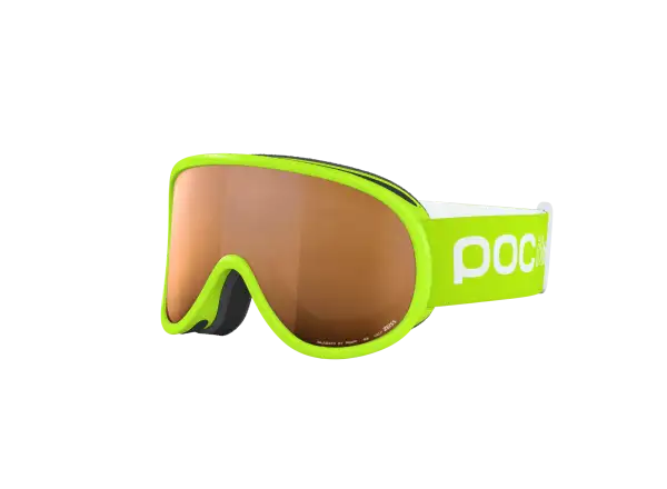 POC POCito Retina detské lyžiarske okuliare Fluorescent Yellow/Green/Partly Sunny Light Orange