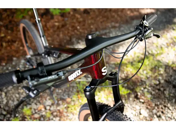 Superior XF 9.6 Team celoodpružený bicykel Gloss Carbon/Red Carbon