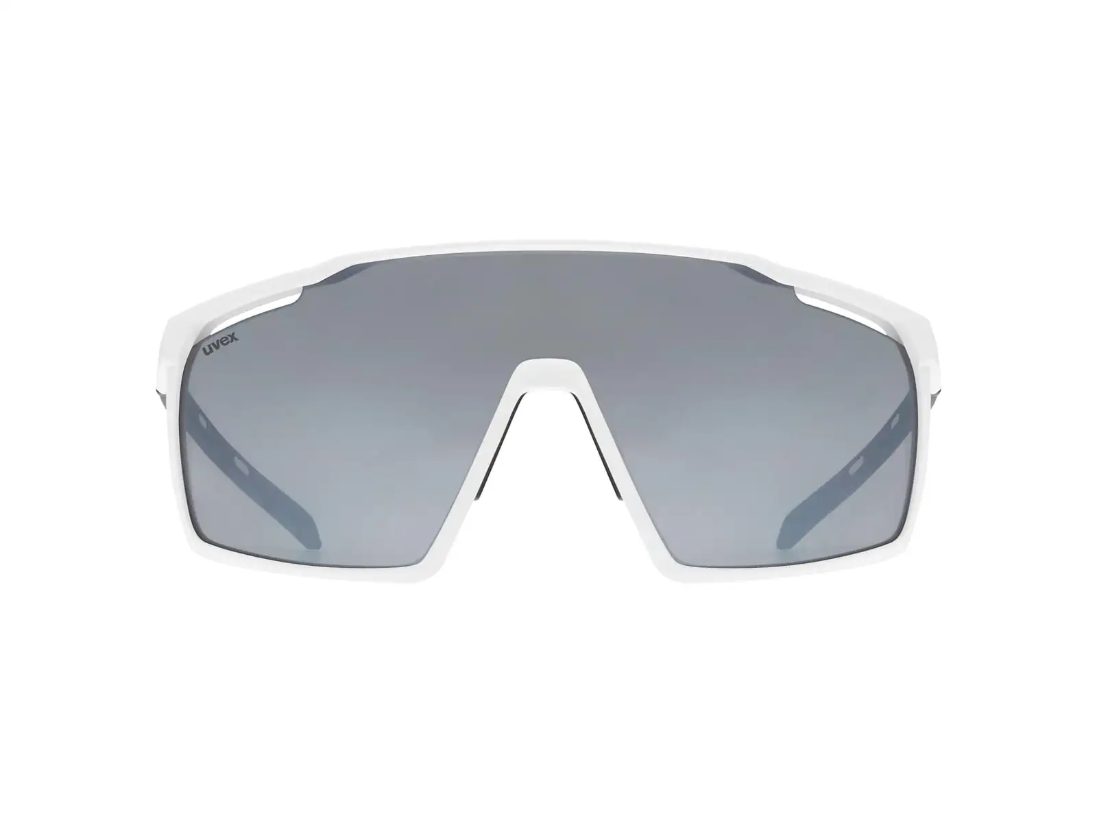 Uvex MTN Perform cyklistické okuliare White Mat/Mirror Silver