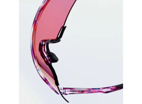 100% S3 okuliare FDJ Gloss Translucent Red/Blue/HiPER Fire Red Mirror Lens
