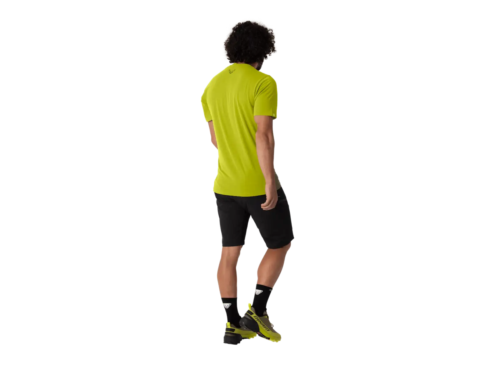 Dynafit Transalper Graphic pánske tričko krátky rukáv Golden Lime