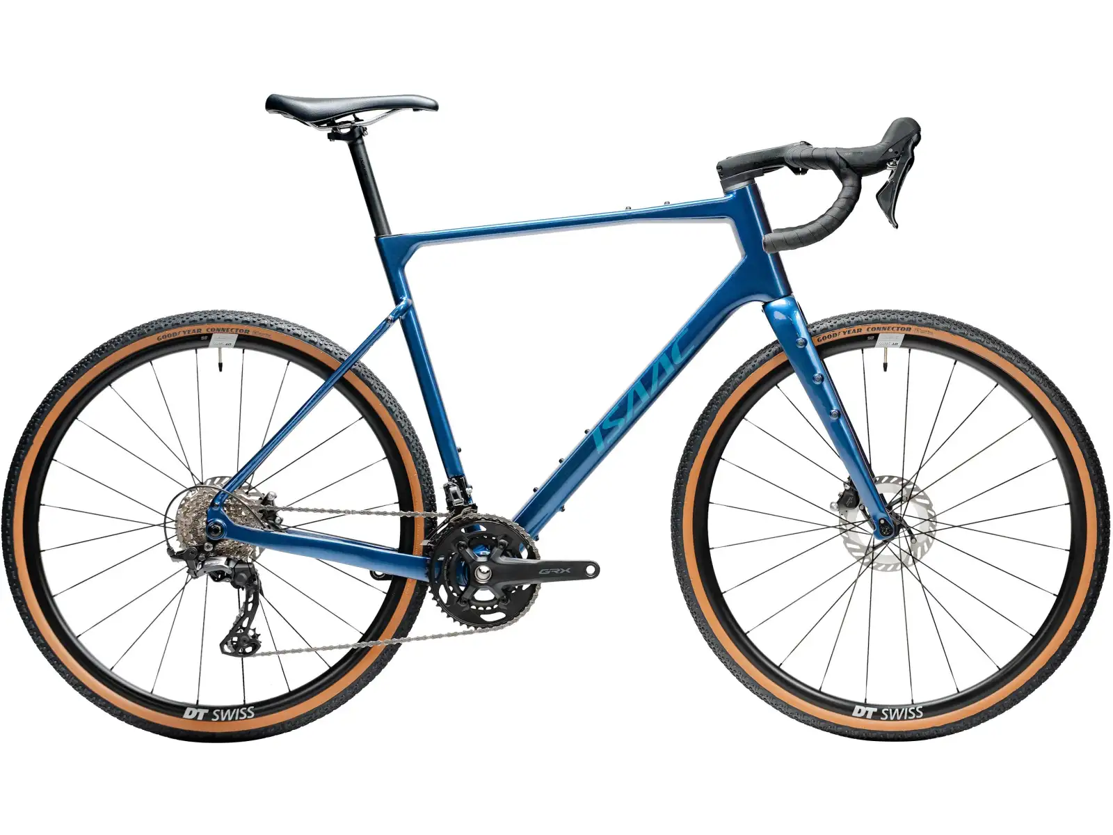 Isaac Kaon GRX610/820 2x12 gravel bicykel Saphire Blue