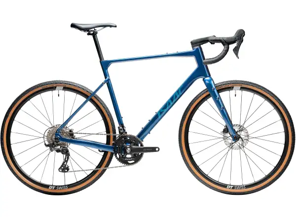 Isaac Kaon GRX610/820 2x12 gravel bicykel Saphire Blue
