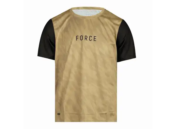 Force MTB Rules pánsky dres krátky rukáv béžová