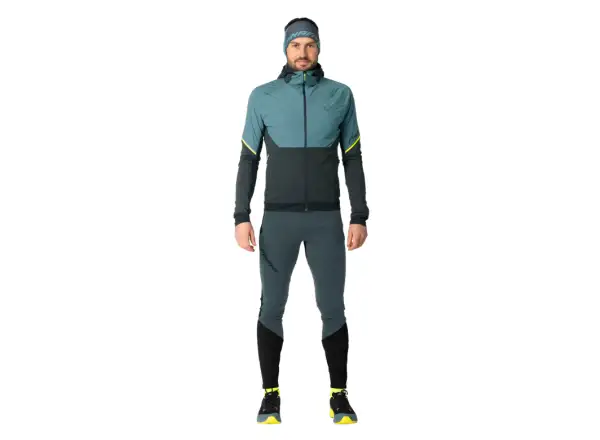 Dynafit Alpine Hybrid pánska bežecká bunda Smoke Blue