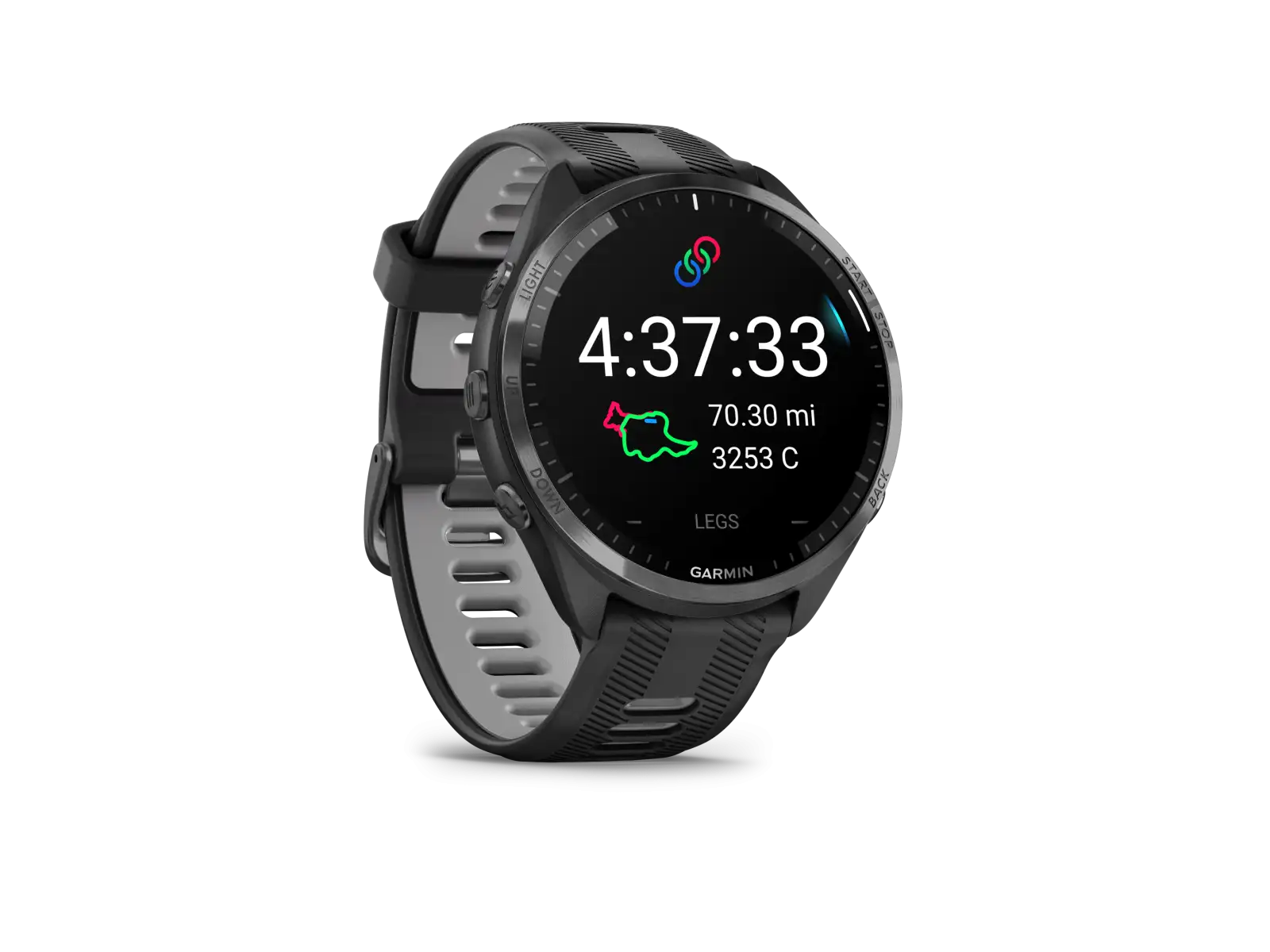Garmin Forerunner 965 smart hodinky Carbon Grey Titan DLC/Black