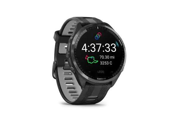 Garmin Forerunner 965 smart hodinky Carbon Grey Titan DLC/Black