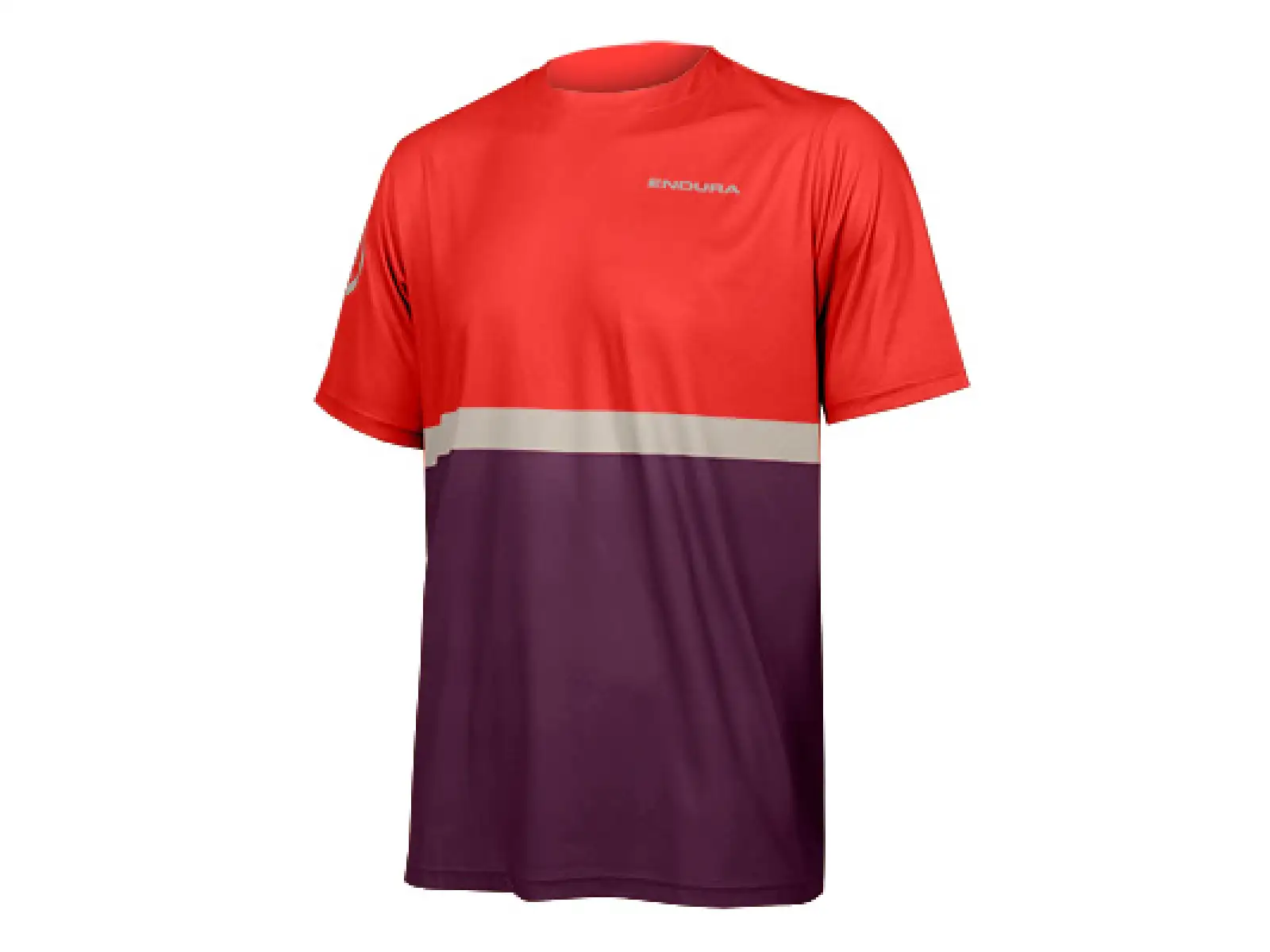 Endura SingleTrack Core Tee II pánsky dres s krátkym rukávom Aubergine