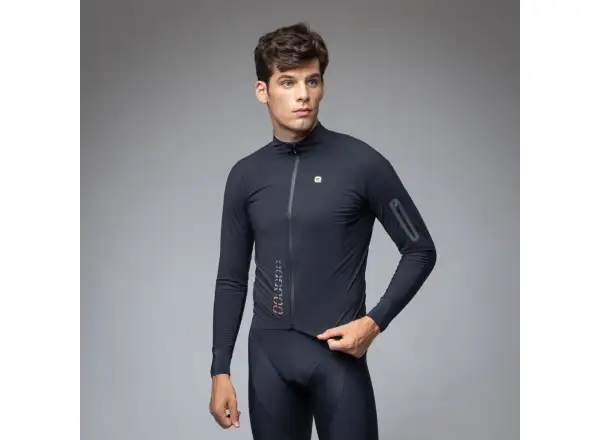 Alé R-EV1 Thermo Shield pánska zimná cyklistická bunda Black