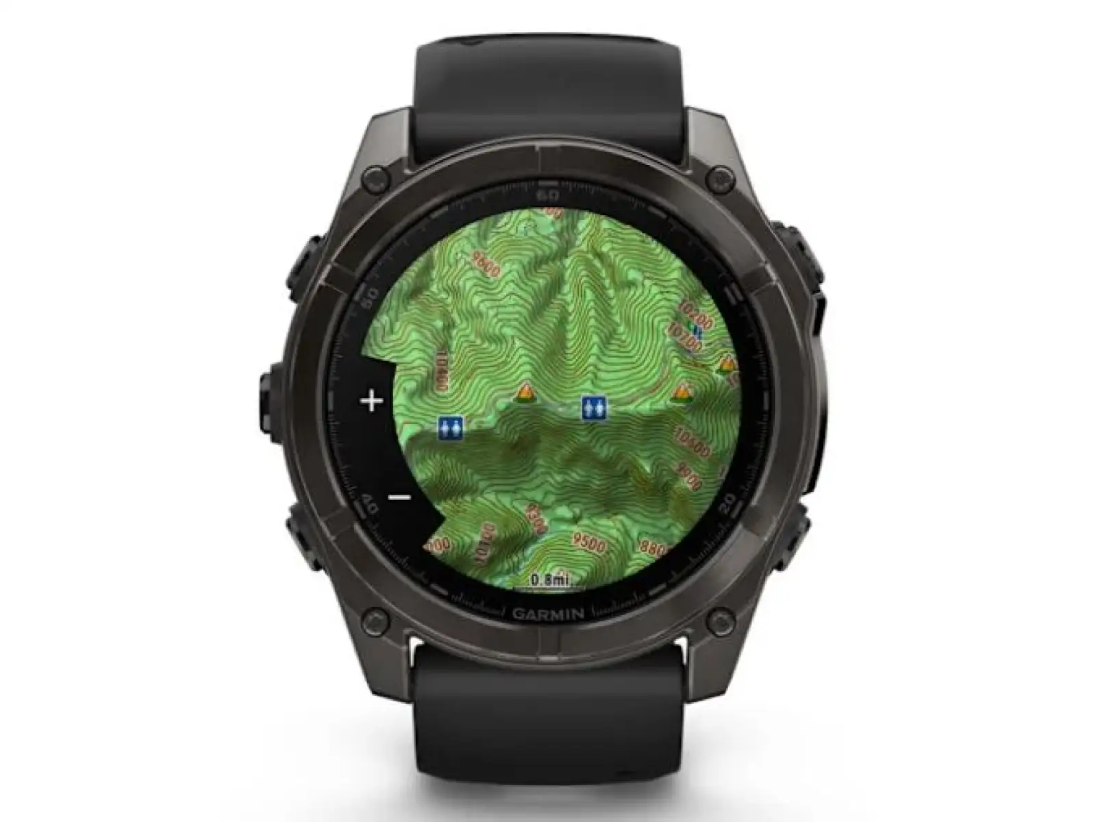 Garmin fenix 8 - 51 mm AMOLED Sapphire inteligentné hodinky Carbon DLC Titanium Black/Gray