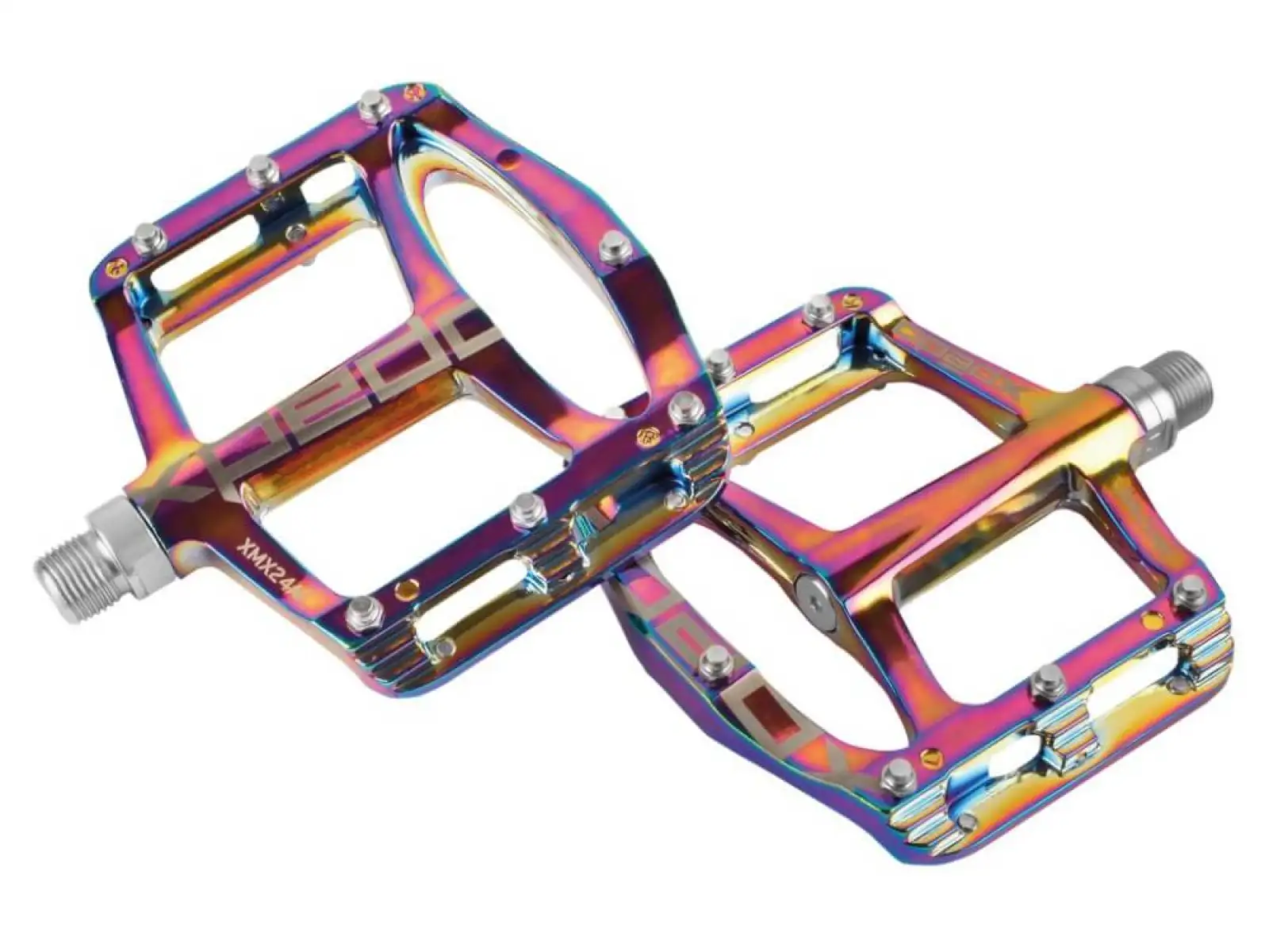 X-pedo Spry+ platformové pedále oil slick