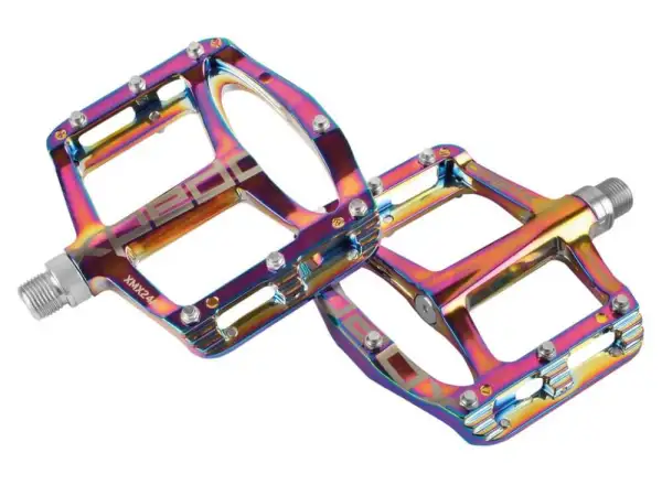 X-pedo Spry+ platformové pedále oil slick