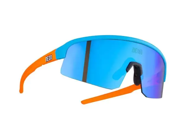 Neon Viper okuliare Cyan Orange Mirror Blue Cat 3
