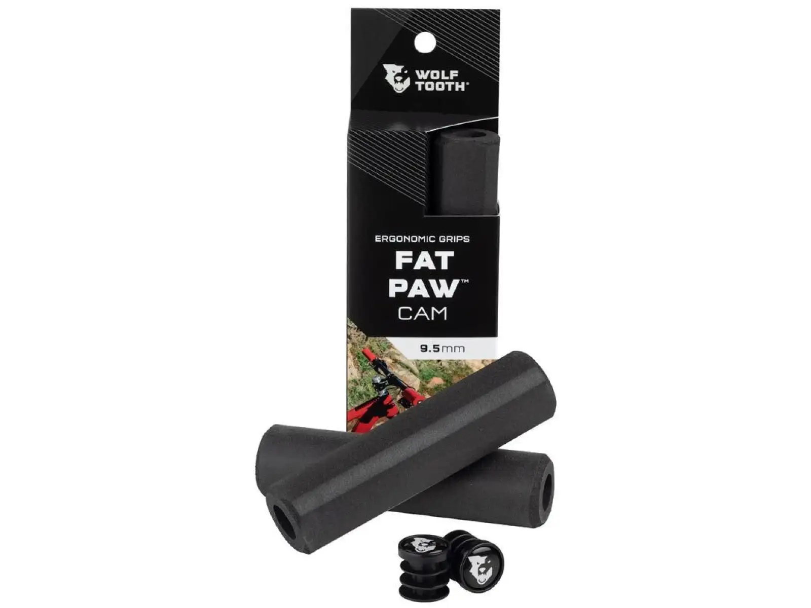 Wolf Tooth Fat Paw Cam 9,5 mm gripy čierna