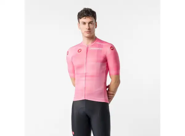 Castelli Giro109 Competizione 4 pánsky dres krátky rukáv Rosa Giro