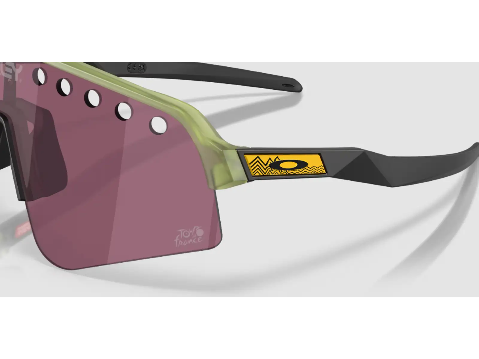 Oakley Sutro Lite Sweep okuliare Tour De France Matte Transparent Fern/Prizm Road Black