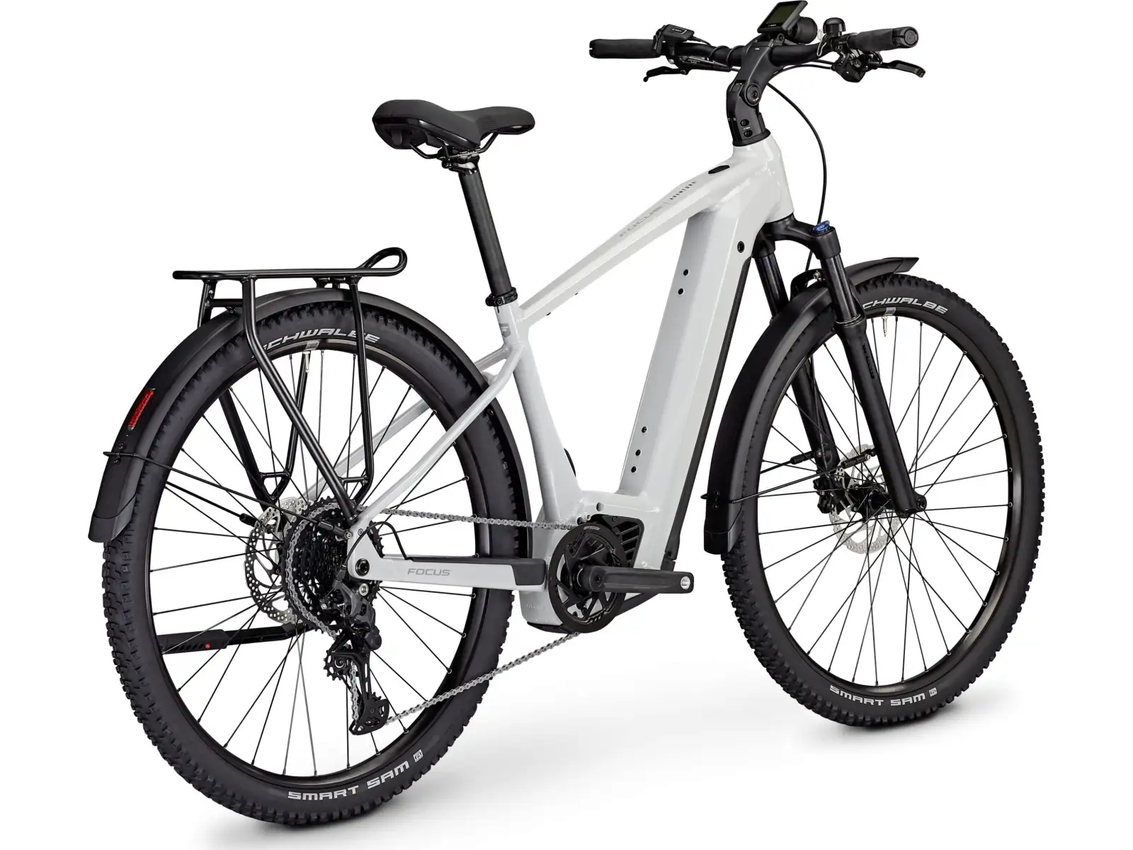 Focus Aventura2 6.7 DI 625 Wh horský elektrobicykel Lightgrey Glossy