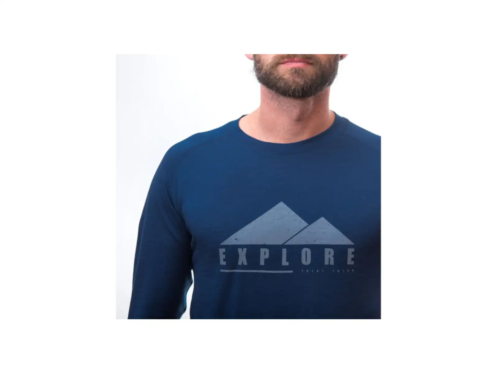 Sensor Merino Air PT Explore pánske tričko dlhý rukáv tmavo modrá