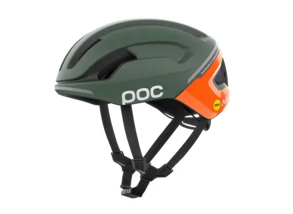 POC Omne Beacon MIPS cyklistická prilba Fluorescent Orange AVIP/Epidote Green Matt